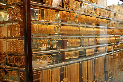 Магазинчик с золотыми изделиями в Аммане